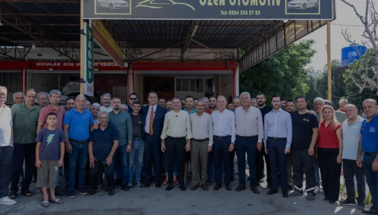 Mezitli Belediye Başkanı Tuncer ve Vekil Başarır Saha Turunda