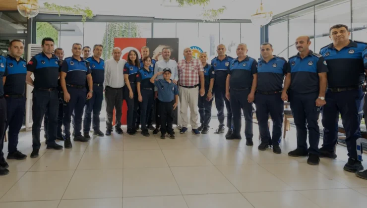 Mezitli Belediye Başkanı Tuncer Zabıta Teşkilatını Ağırladı