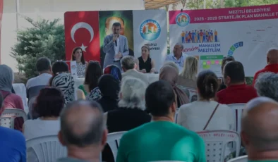 Mezitli Belediyesi 2025 2029 Stratejik Planı İçin Sahaya İndi