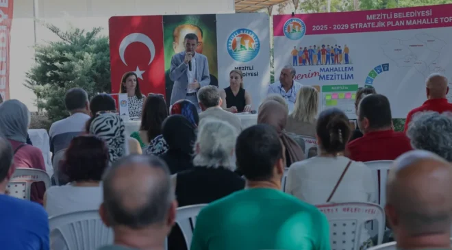 Mezitli Belediyesi 2025 2029 Stratejik Planı İçin Sahaya İndi