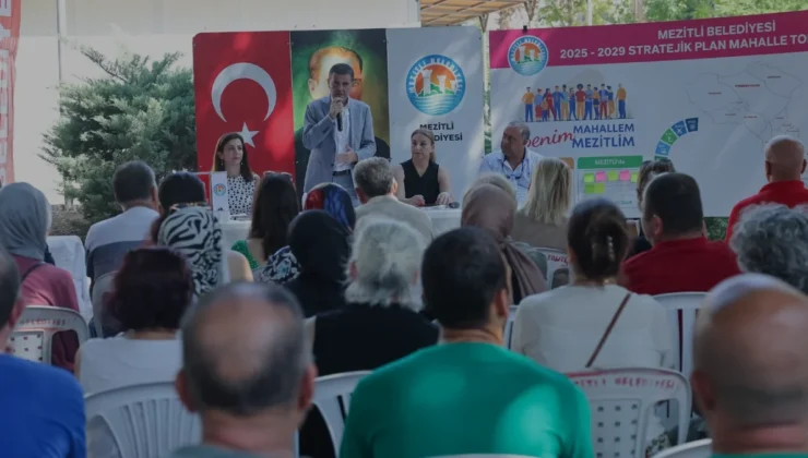 Mezitli Belediyesi 2025 2029 Stratejik Planı İçin Sahaya İndi