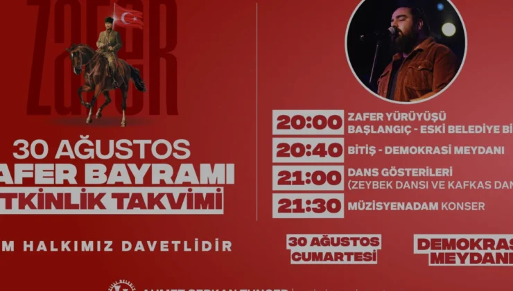 Mezitli Belediyesi 30 Ağustos Zafer Bayramı için kutlama programı hazırladı