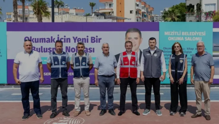 Mezitli Belediyesi Akdeniz Mahallesinde Yeni Sosyal Alanlar Kuruyor
