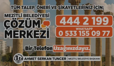 Mezitli Belediyesi Çözüm Merkezi Yenilenen Altyapısıyla Hizmette