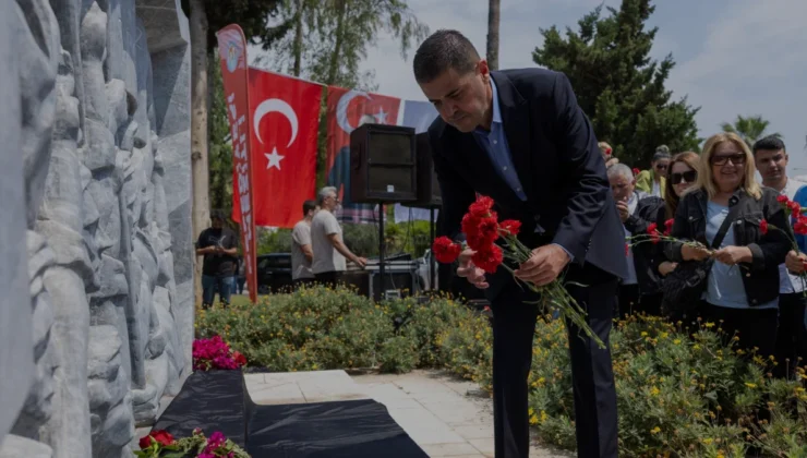 Mezitli Belediyesi Deniz Gezmiş Yusuf Aslan ve Hüseyin İnanı andı