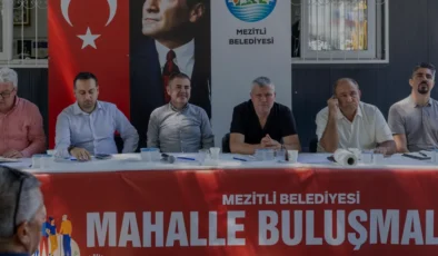 Mezitli Belediyesi Mahalle Buluşmaları Viranşehir ile Başladı