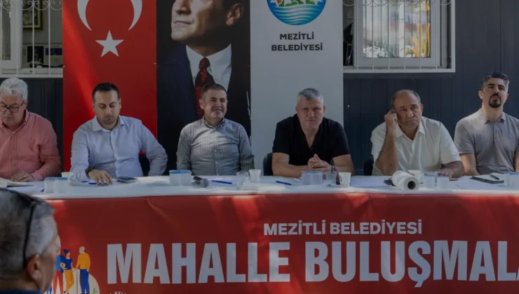Mezitli Belediyesi Mahalle Buluşmaları Viranşehir ile Başladı