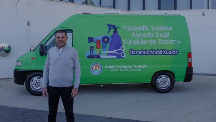 Mezitli Belediyesi Mobil Kuaför Hizmetini Başlattı