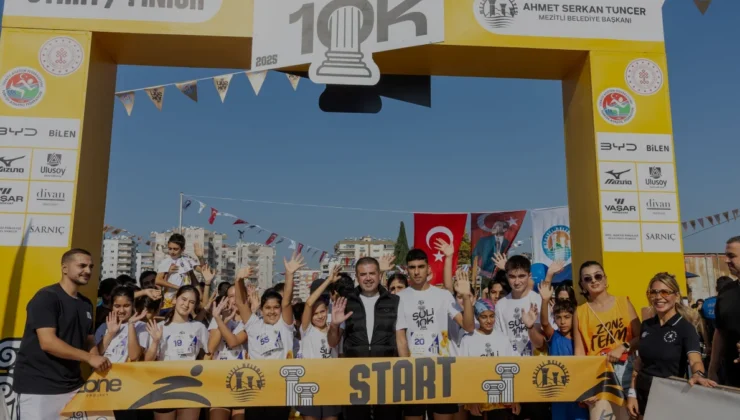 Mezitli Belediyesi Soli 10K Koşusu ile spor dünyasını ağırladı