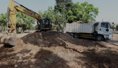 Mezitli Belediyesi Soli Pompeipolis Parkını Yeniliyor