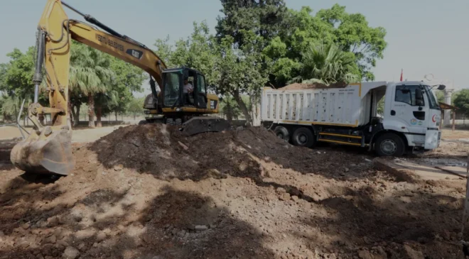 Mezitli Belediyesi Soli Pompeipolis Parkını Yeniliyor