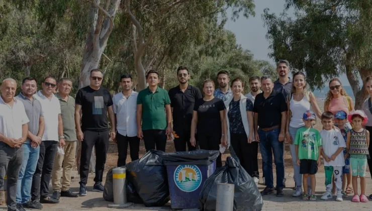 Mezitli Belediyesi Tece Sahilinde Çevre Temizliği Gerçekleştirdi