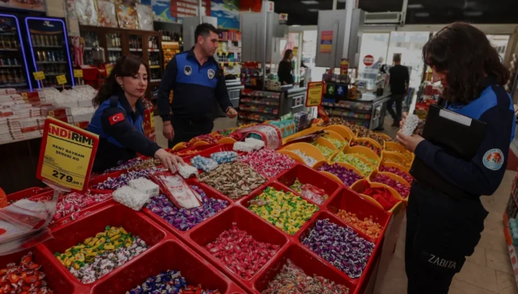 Mezitli Belediyesi Zabıta Ekiplerinden Bayram Denetimi