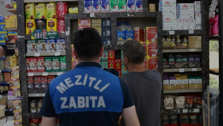 Mezitli Belediyesi Zabıta Ekiplerinden Marketlere Sıkı Denetim