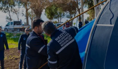 Mezitli Belediyesinden Kamusal Alanlarda İşgal Denetimi