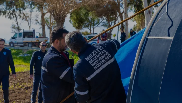 Mezitli Belediyesinden Kamusal Alanlarda İşgal Denetimi