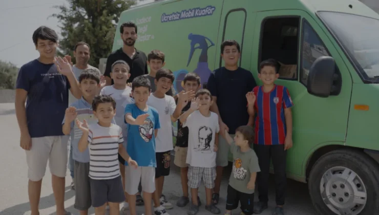 Mezitli Belediyesinden Öğrencilere Mobil Kuaför Desteği
