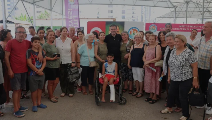Mezitli Belediyesinin Mahalle Çalıştayları Tamamlandı