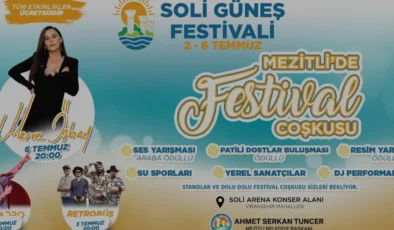 Mezitli Soli Güneş Festivali 2 Temmuzda Başlıyor