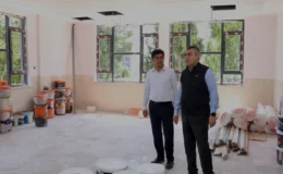 Vali Atilla Toros Mezitli’deki Okul İnşaatını Denetledi