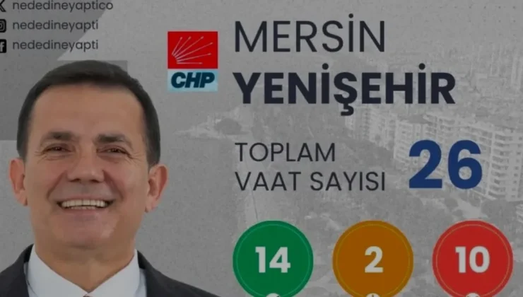 Yenişehir Belediyesi İki Yıllık Vaat Karnesinde Zirveye Yerleşti