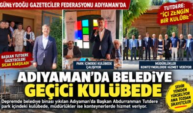 Depremin İzleri Sürüyor: Tutdere Makamını Parktaki Kulübede Sürdürüyor