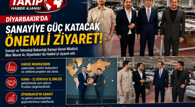 Sanayi Genel Müdürü İlker Murat Ar’dan Diyarbakır’da Hakke Ziyareti
