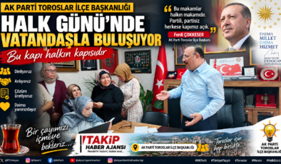 Toroslar’da Halk Günü: “Bu Kapı Halkın Kapısıdır”