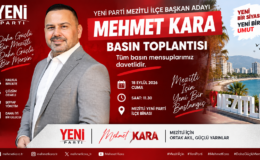 MEHMET KARA MEZİTLİ’DE YENİ PARTİ İLÇE BAŞKANLIĞI İÇİN ÖNE ÇIKIYOR