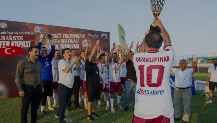 Kavaklıpınar 30 Ağustos Süper Kupa şampiyonu oldu