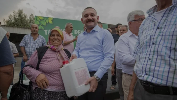 Mersin Büyükşehir Belediyesi üreticilere tarımsal destek sağladı