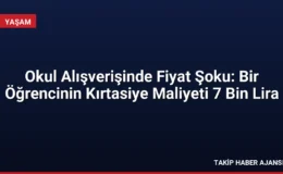 Okul Alışverişinde Fiyat Şoku: Bir Öğrencinin Kırtasiye Maliyeti 7 Bin Lira