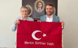 MERSİN SİİRTLİLER VAKFI BAŞKANI ZAFER ŞAHİN ÖZTURAN’DAN NOBEL ÖDÜLLÜ AZİZ SANCAR’A ÖNEMLİ ZİYARET