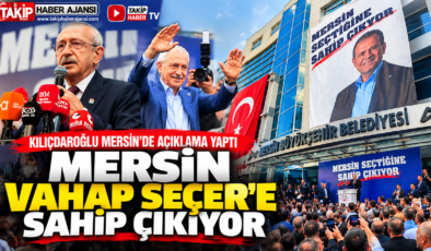 Kılıçdaroğlu Mersin’de: “Vahap Seçer derhal serbest bırakılmalı”