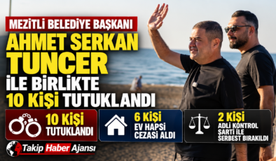 MEZİTLİ SORUŞTURMASINDA KARAR: BAŞKAN TUNCER DAHİL 10 KİŞİ TUTUKLANDI