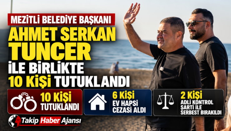 MEZİTLİ SORUŞTURMASINDA KARAR: BAŞKAN TUNCER DAHİL 10 KİŞİ TUTUKLANDI