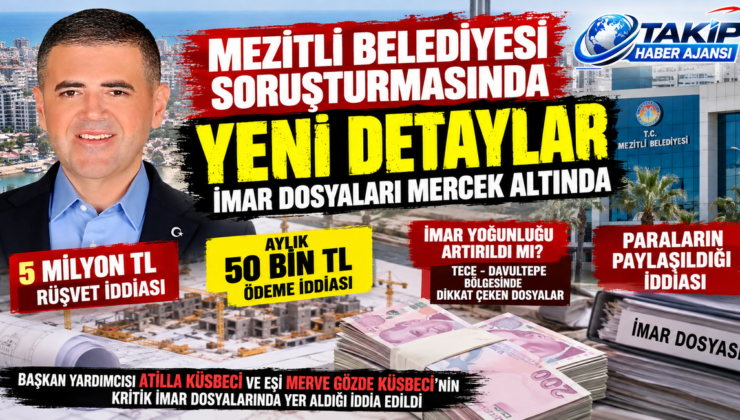MEZİTLİ BELEDİYESİ SORUŞTURMASINDA YENİ DETAYLAR: İMAR DOSYALARI MERCEK ALTINDA