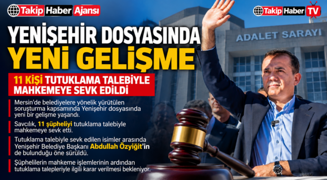 YENİŞEHİR DOSYASINDA YENİ GELİŞME